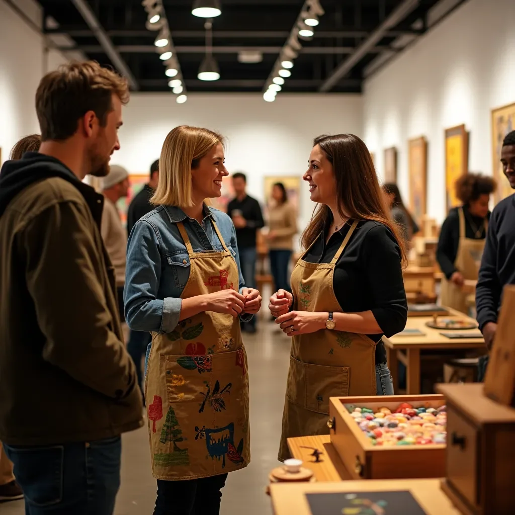 Creative team at work